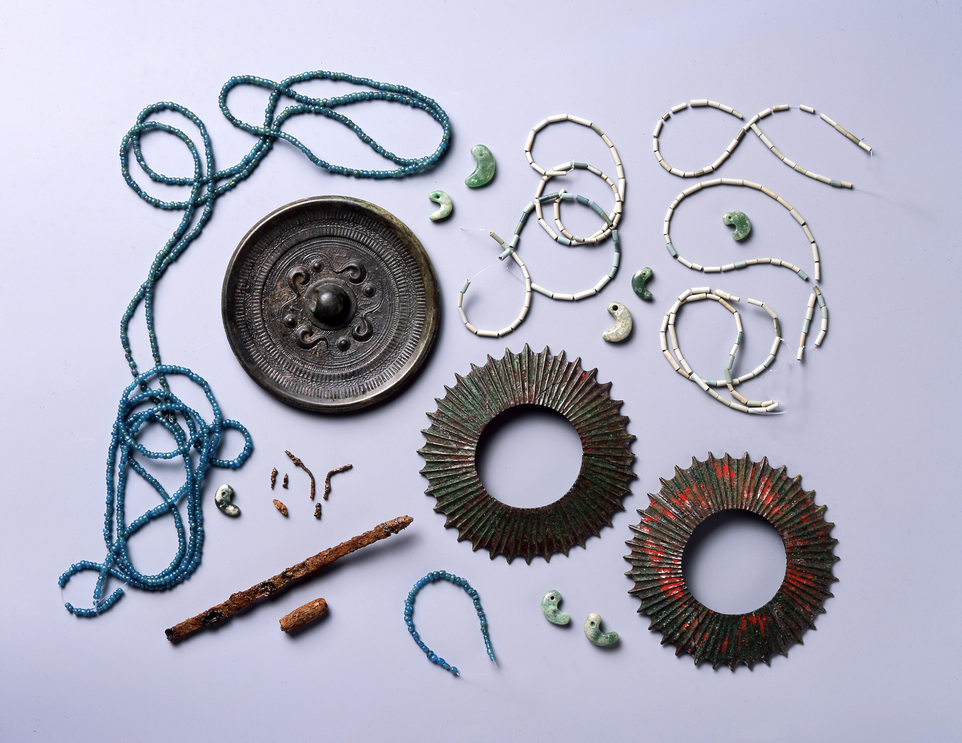 芝ヶ原古墳出土副葬品 城陽市教育委員会